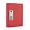 Adiroffice 60-Key Steel Heavy-Duty Key Cabinet with Electronic Digital Lock Keypad in Red ADI680-60-RED-MK - alternate 1